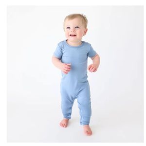 Posh Peanut Short-sleeve Romper- 3-6 Month